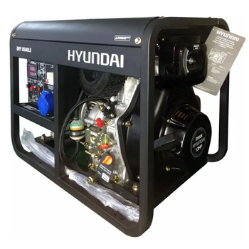 Генератор дизельный Hyundai DHY 8500LE+колеса