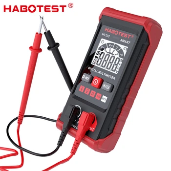Цифровой автоматический мультиметр HABOTEST HT123, 2000 отсчетов, AC/DC 600V