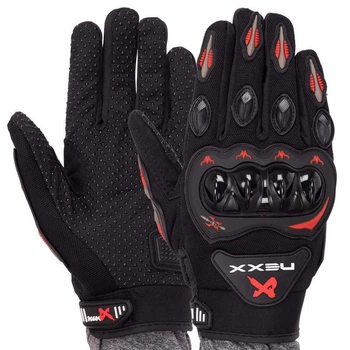 Моторукавички RACING BIKER SC-04 р-р 2XL Чорно-Червоний