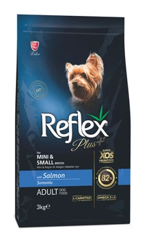 Сухой корм для собак мелких пород Reflex Plus с лососем, 8 кг