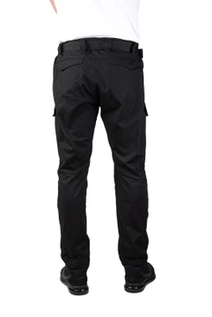 Тактичні штани SMILO cargo rip–stop black, S, 230 г\кв м, 65% поліестер з еластаном/35% бавовна