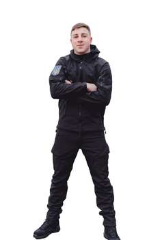 Тактичний костюм SMILO cargo Softshell BLACK, L, Softshell