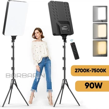 LED панель Відеосвітло RL-24 56х28см 90W 2700К-7500К Лампа для фото та відео з пультом Без штатива