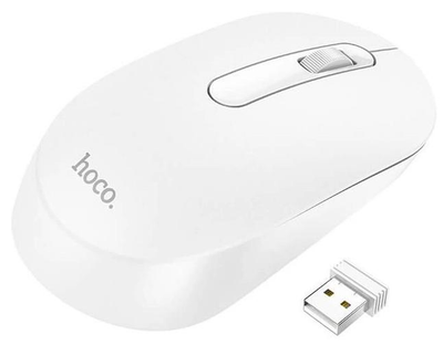 Беспроводная компьютерная мышь Hoco GM14 (2.4G) белая