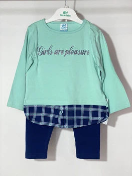 Костюм для девочки Nazar Bebe 19334 86 см Зеленый