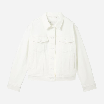 Підліткова джинсовая куртка для дівчинки Tom Tailor 1041276 140см Біла (4067672044622)