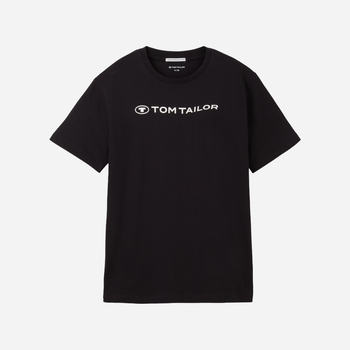 Koszulka młodzieżowa chłopięca Tom Tailor 1041902 152 cm Czarna (4067672125543)