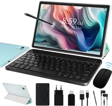Планшет 10.1" Facetel Q10 4/64Gb Android 11 8000 mAh Wi-Fi + чехол