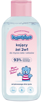 Żel Bambino od pierwszego dnia życia do mycia ciała i włosów 2 w 1 kojący 400 ml (5900017082172)