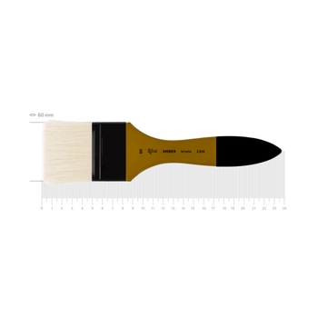 Кисть щетина флейц Rosa Amber 2306 №60 короткая ручка