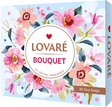Колекція чаю Lovare Bouquet 6 видів по 5 шт. (4820198874186)