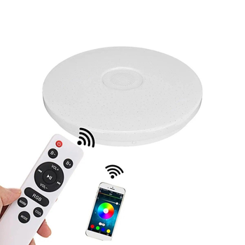 Люстра с Bluetooth колонкой 38 см 60W с регулировкой яркости и блютуз колонкой GS-7062 (4712IC408)