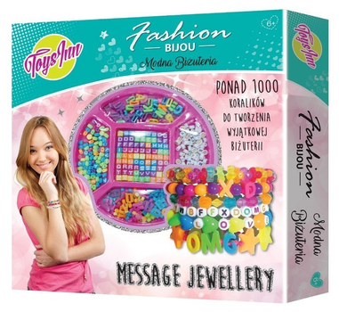 Zestaw do tworzenia biżuterii Toys Inn Fashion Bijou Message Jewellery (5901583294129)