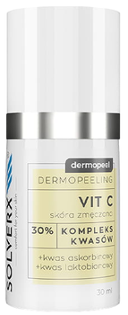 Peeling Solverx Dermopeel Vit C z kwasem askorbinowym 30 % 30 ml (5907479386756)