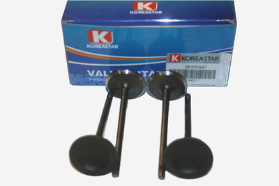 Клапана Авео 1.5 8V KS Корея (впуск, к-т 4 шт)