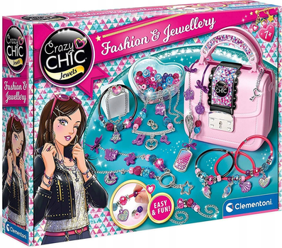 Zestaw do tworzenia biżuterii Clementoni Crazy Chic Fashion & Jewellery (8005125176519)