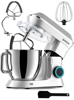Тістоміс кухонний планетарний Maltec Chef 2200, професійний електричний тістоміс з насадками для кухні