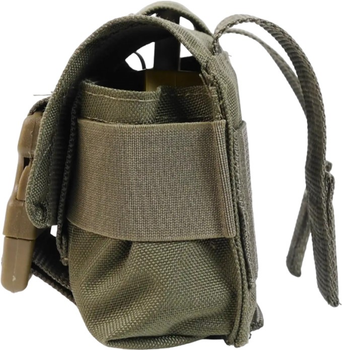 Тактичний підсумок під 2 гранати Kiborg GU Double Mag Pouch Khaki (k4072)