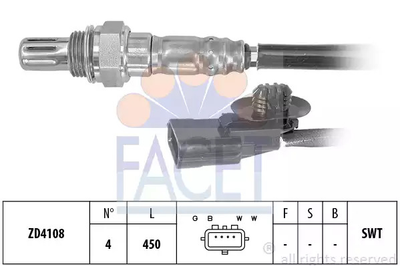 Лямбда-зонд Logan 04-/Kangoo 01-/Laguna 07- 1.2-2.0, FACET (108095)