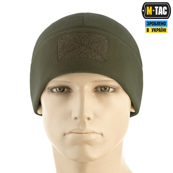 M-Tac шапка Watch Cap Elite фліс (320г/м2) з липучкою Dark Olive XL