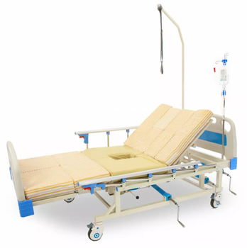Медицинская кровать с туалетом и функцией бокового переворота для тяжелобольных MED1-H03