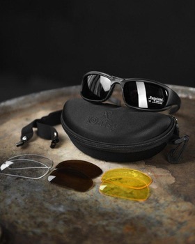 Тактичні спортивні окуляри Daisy X7 4 змінні лінзи + чохол