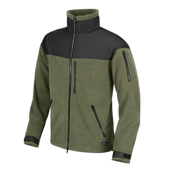 Куртка Helikon-Tex Classic Army - Fleece, Olive green/Black M/Regular (BL-CAF-FL-16)