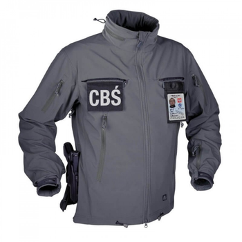 Куртка Helikon-Tex Cougar Qsa + Hid - Soft Shell Windblocker, Shadow grey 3XL/Regular (KU-CGR-SM-35)