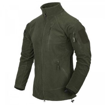 Куртка Helikon-Tex ALPHA Tactical - Grid Fleece, Olive Green S/Regular (BL-ALT-FG-02)