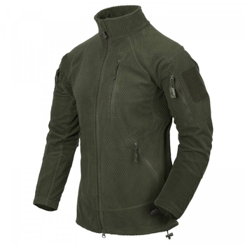 Куртка Helikon-Tex ALPHA Tactical - Grid Fleece, Olive Green M/Regular (BL-ALT-FG-02)