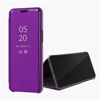 Чехол-книжка Mirror для Poco X6 Pro 5G Зеркальная Сиреневый