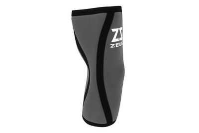 Налокітники ZEUS 7мм для важкої атлетики пара з сумкою неопрен сірий розмір L