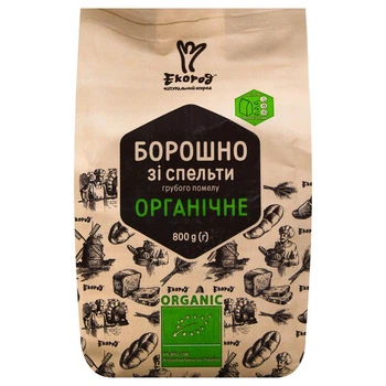 Борошно зі спельти Екород органічне 800 г