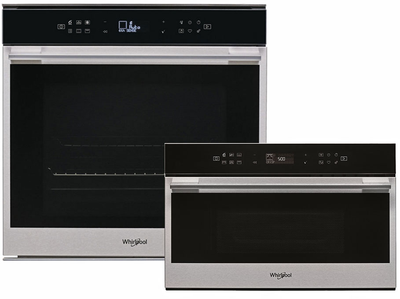 Духова шафа електрична WHIRLPOOL W7OM44S1C + Мікрохвильова піч Whirlpool W7MD440 (859991539250) (комплект)