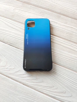 Чехол Gradient для Huawei P40 LIte blue-black Без Бренда