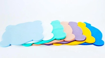 Серветки для стоматологічної чаші плювальниці Polix PRO&MED із спанбонда різнокольорові 25 штук