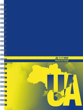 Зошит на пружині KRAFT А5 80 арк клітинка
