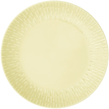 Тарілка обідня Aida Life in Colour Confetti Lemon з рельєфною порцеляною 27.5 см (5709554133039)
