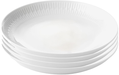 Тарілки десертні Aida Relief білі 20 см 4 шт (5709554351822)