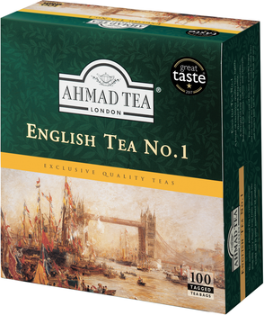 Чай Ahmad Tea Англійський №1 в одноразових пакетиках з ярликом 100 шт х 2 г (54881005982)