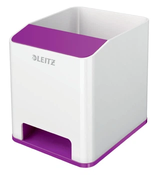 Подставка для ручек и телефона LEITZ WOW Duo Colour фиолетовый (5363-10-62) 4002432122103