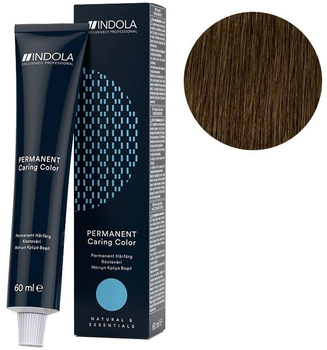 Стійка фарба для волосся Indola Permanent Caring Color 6.38 Dark Blonde Gold Chocolate 60 мл (4045787337280)