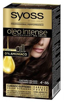 Стійка фарба для волосся Syoss Oleo Intense Permanent Hair Colour без аміаку 4 - 86 Chocolate Brown 115 мл (8410436329200)