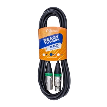 Микрофонный аудио кабель XLR Male — XLR Female Maximum Acoustics MICXX3 (Green) OFC 3m