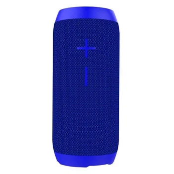 Портативная беспроводная Bluetooth колонка Hopestar P7 |10W, Bluetooth, TWS, FM, MP3, AUX, Mic| Cиний