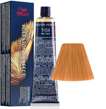 Стійка фарба для волосся Wella Koleston Perfect Me + Pure Naturals 9 - 04 Very Light Blonde Natural Red 60 мл (8005610650753)