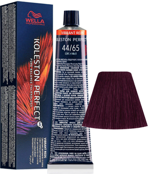 Trwała farba do włosów Wella Koleston Perfect Me + Vibrant Reds 44 - 65 Medium Brown Intensive Violet Mahogany 60 ml (8005610655383)