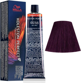 Стійка фарба для волосся Wella Koleston Perfect Me + Vibrant Reds 44 - 66 Medium Brown Intensive Violet Intensive 60 мл (8005610655444)