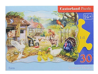 Пазл на 30 деталей "Ферма" CASTORLAND (B-03136)
