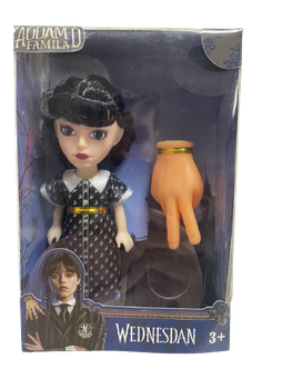 Кукла маленькая с рукой Wednesday Addams ABC
